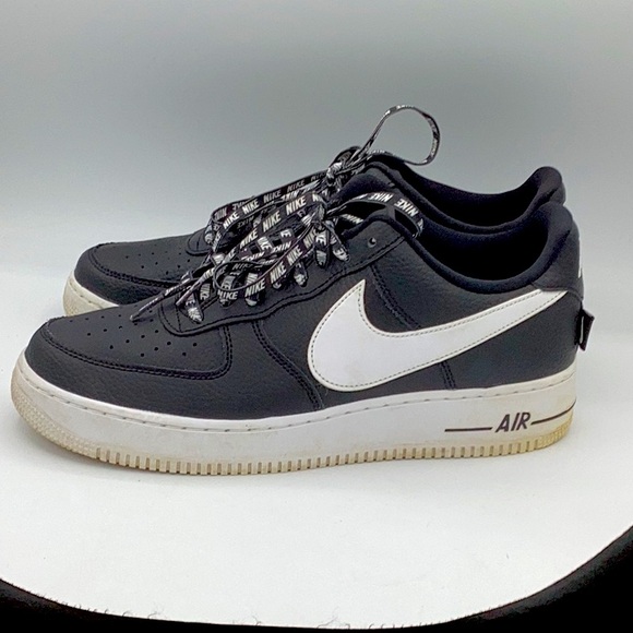Men’s Nike AF-1 Low NBA Blk/White Sneaker Size 10 M - Picture 2 of 7
